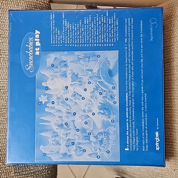 Springbok Snowbabies at Play 1000 Piece Jigsaw Puzzle Sealed Box - Picture 2 of 10